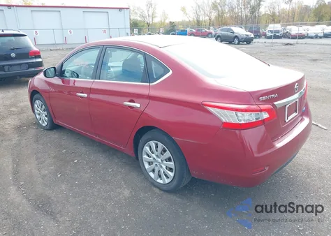 2013 Nissan Sentra S z USA, uszkodzony, nr VIN 3N1AB7AP3DL674030